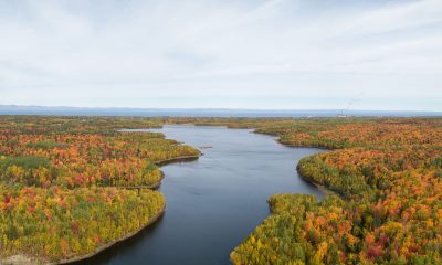 The Saint John River in New Brunswick