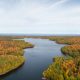 The Saint John River in New Brunswick